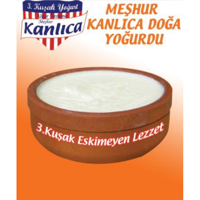 DOĞAL ASIRLIK KANLICA ÇÖMLEK YOĞURDU 250 Gr.