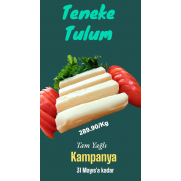 TAM YAĞLI TENEKE TULUM  1 KG