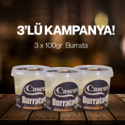 CASEUS BURRATA 150 Gr (3 X 150) 